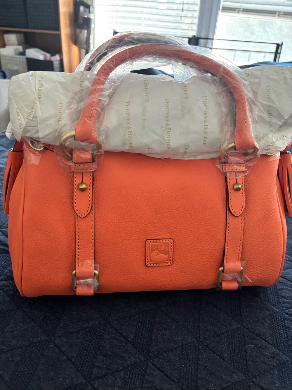 DOONEY & BOURKE || small satchel salmon